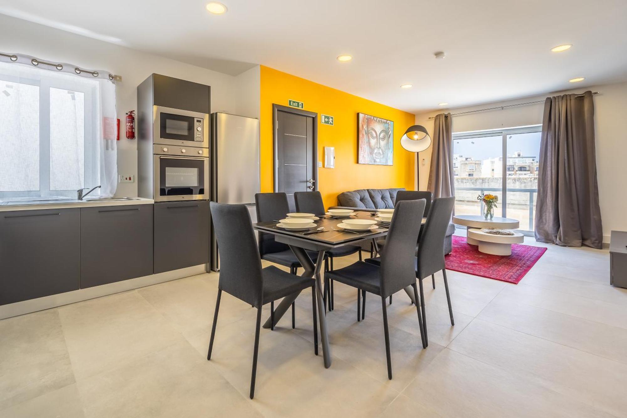 Sleek & Stylish 2Br Accommodation With Large Private Terrace - Close To Saint Julian'S & Tigne Shopping Mall Σλιέμα Εξωτερικό φωτογραφία