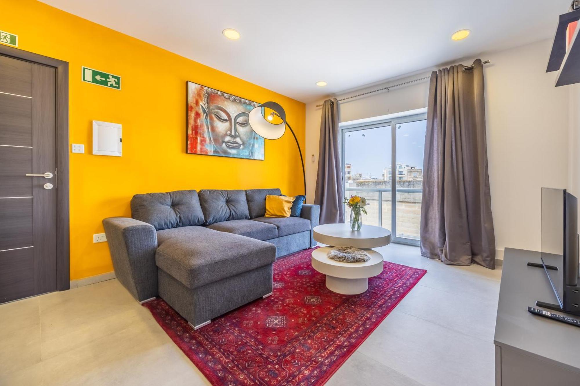 Sleek & Stylish 2Br Accommodation With Large Private Terrace - Close To Saint Julian'S & Tigne Shopping Mall Σλιέμα Εξωτερικό φωτογραφία